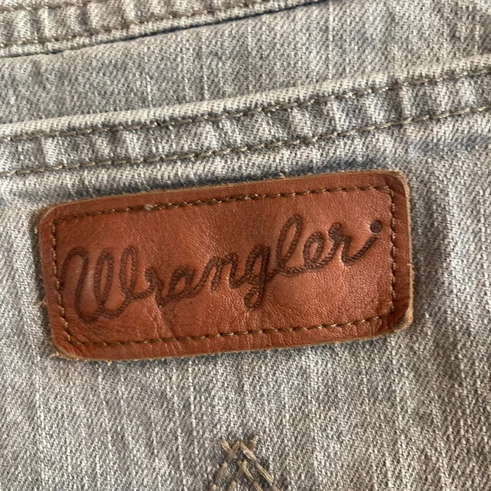 Wrangler Retro Jeans Mens 42x32 (Fits‎ 42x30) Gray Stretch Cowboy Western Rodeo